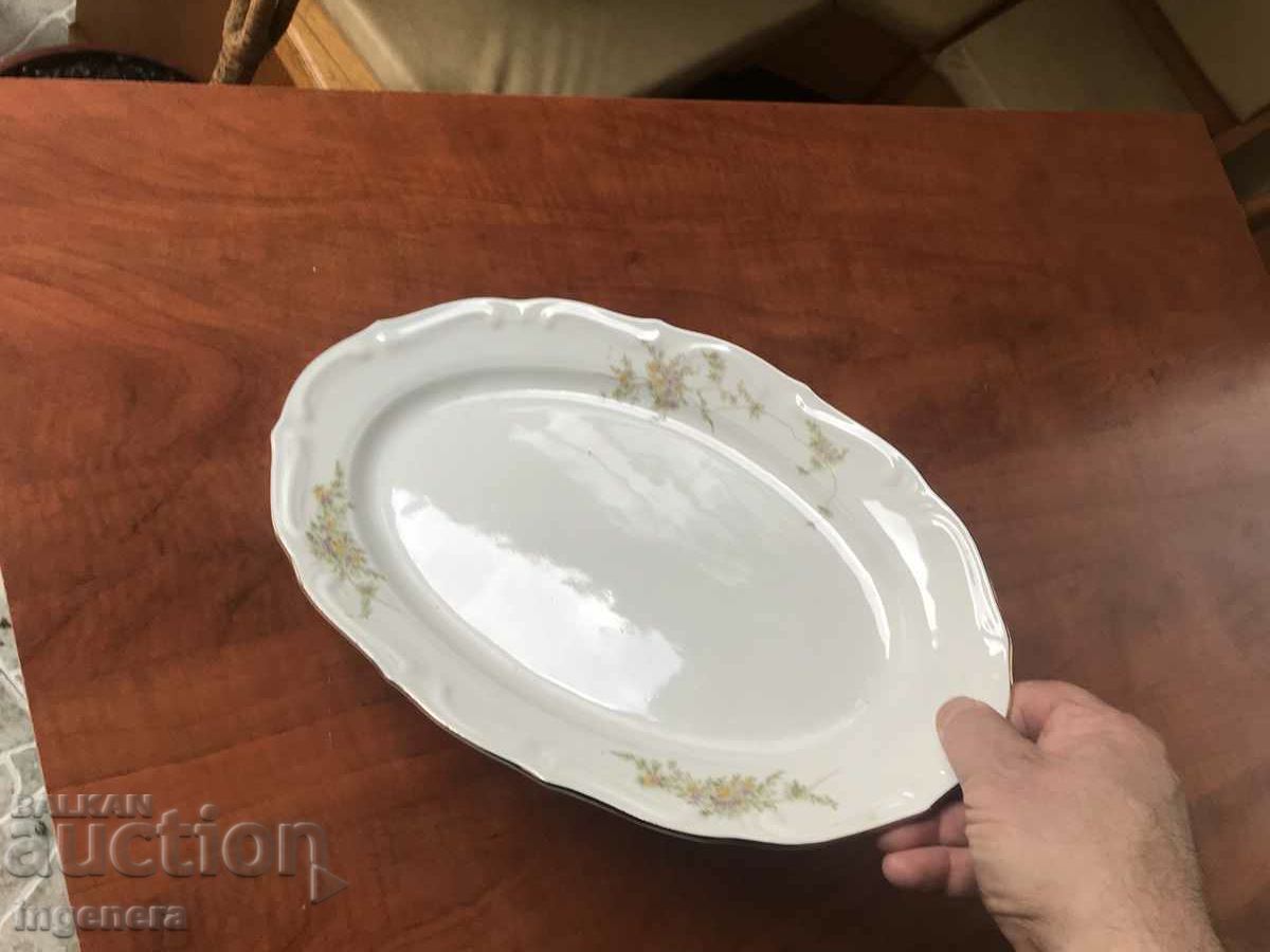 PORCELAIN PLATEAU TRAY BULGARIA - 6 PORCELAIN PLATEAU TRAY BULGARIA - 6