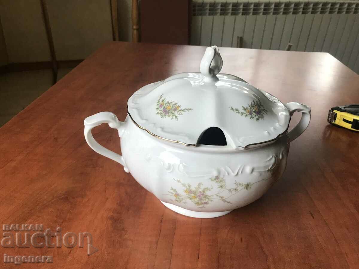 PORCELAIN SOUP DISH BULGARIA with price 49.00 BGN | € 25.05 PORCELAIN SOUP DISH BULGARIA with price 49.00 BGN | € 25.05
