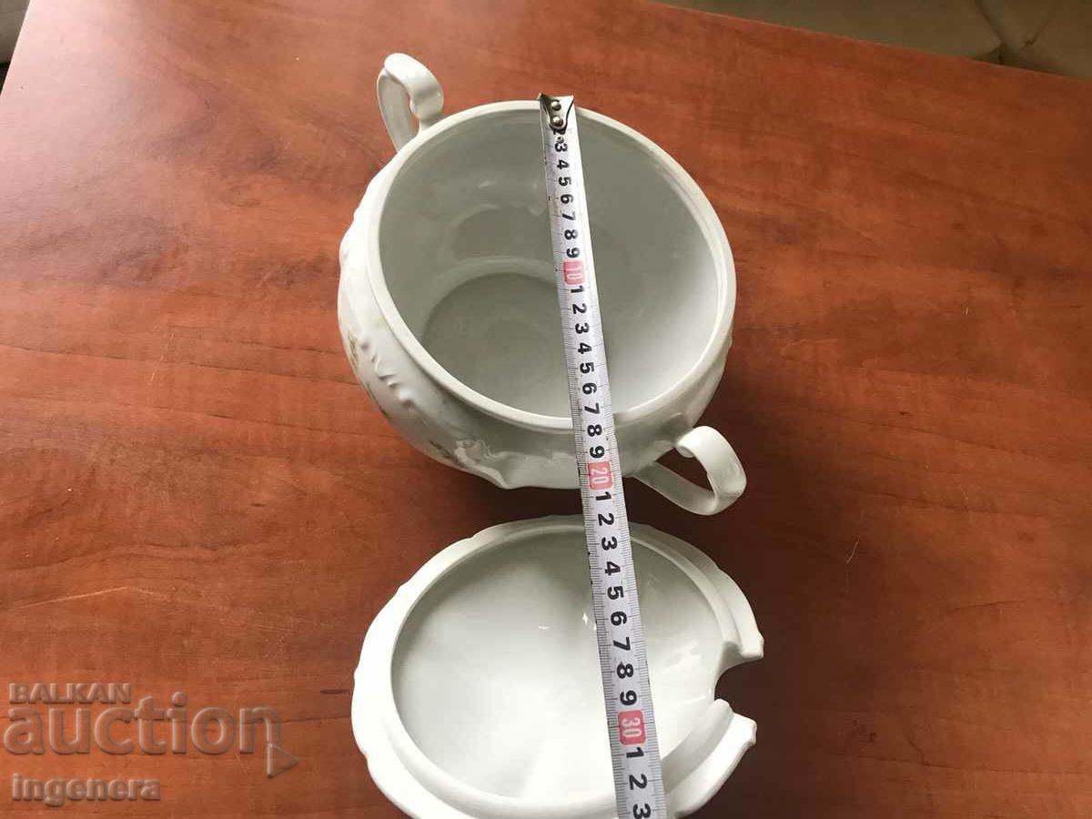 PORCELAIN SOUP DISH BULGARIA - 7 PORCELAIN SOUP DISH BULGARIA - 7