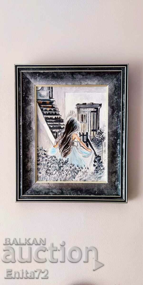 Acrylic on canvas "Childhood" Acrylic on canvas "Childhood"