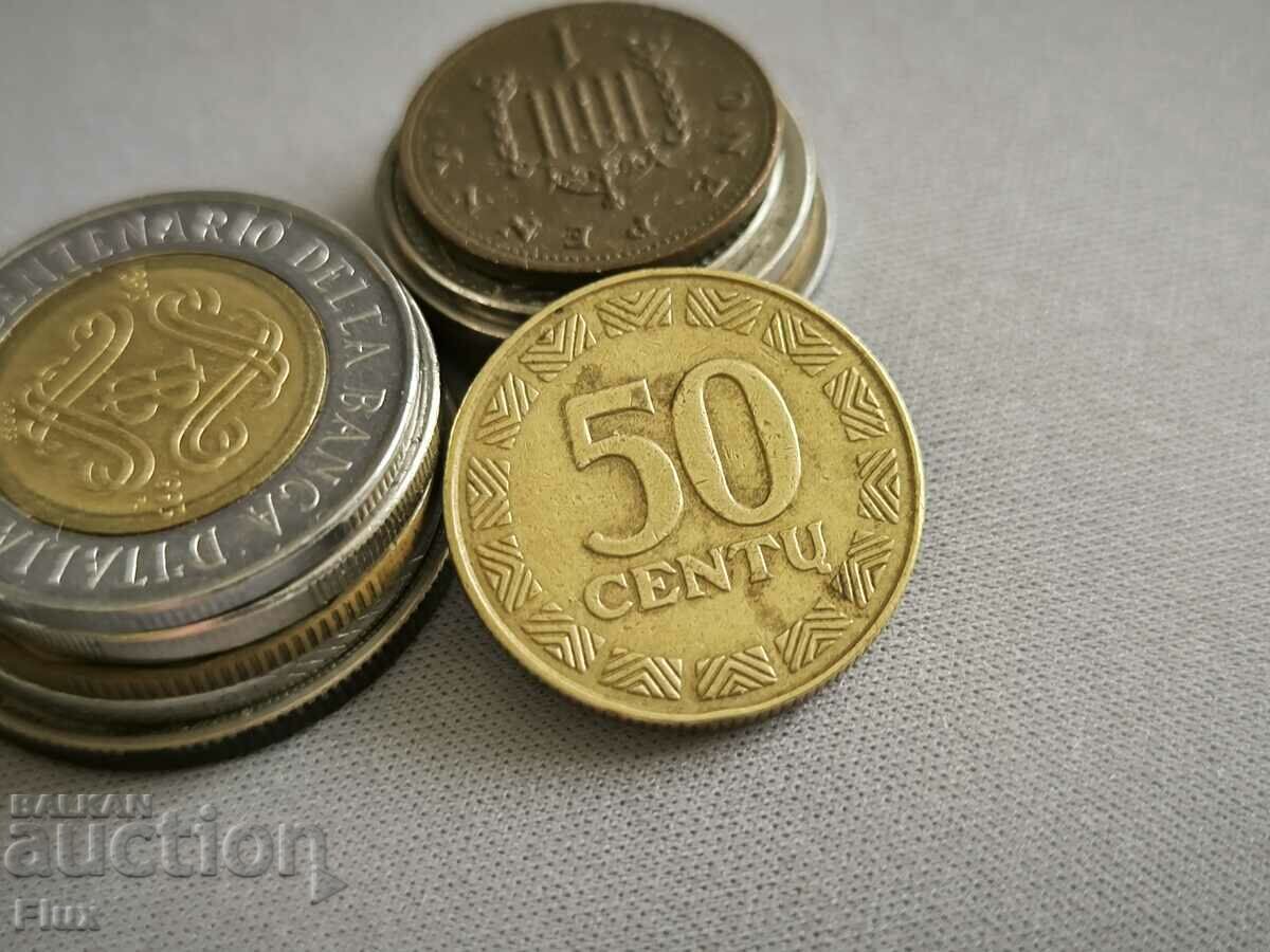 Coin - Lithuania - 50 cents | 2000