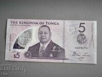 Bancnota - Tonga - 5 paanga UNC | 2024