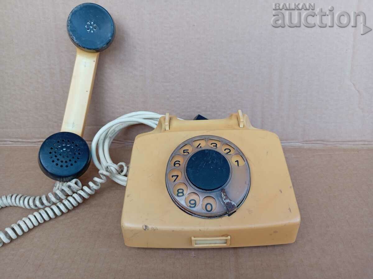 Auction Resprom Belogradchik telephone with washer and bell 70s Auction Resprom Belogradchik telephone with washer and bell 70s