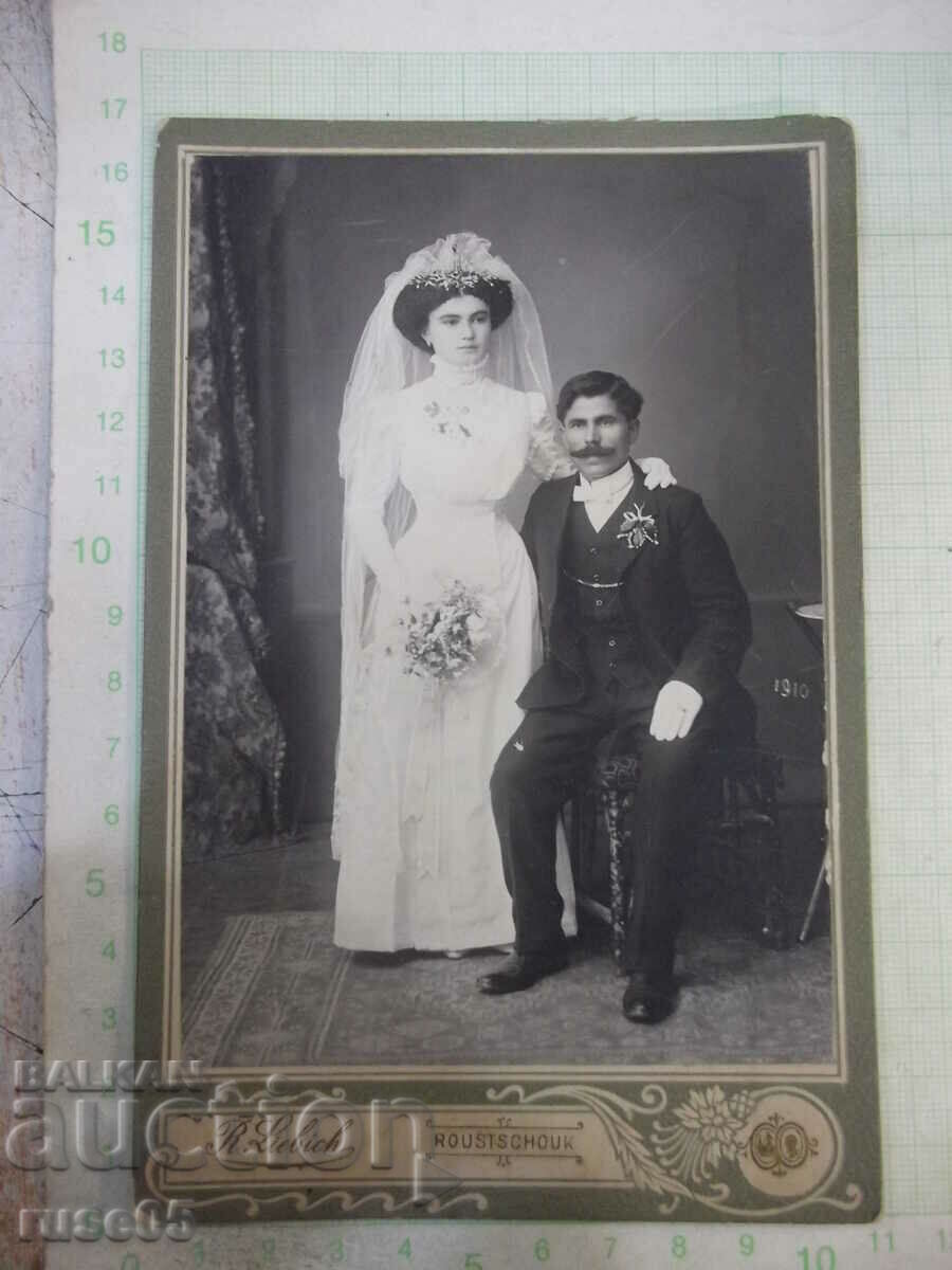 Old photo of Kalcho Novakov from his wedding ceremony card