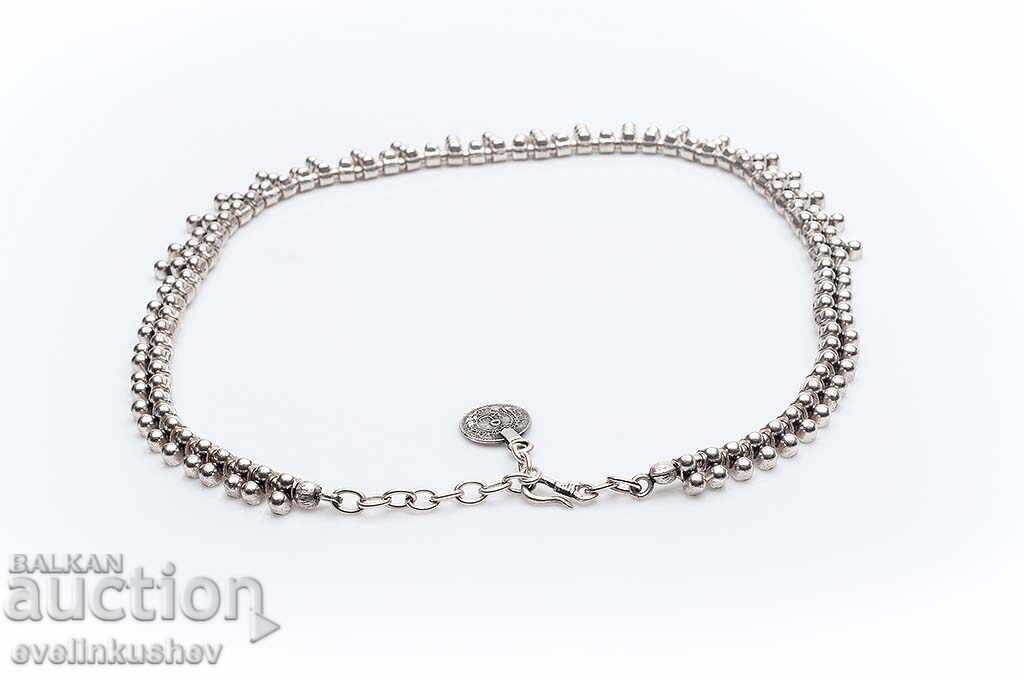 Auction Silver plated necklace KN-0301001026 Auction Silver plated necklace KN-0301001026