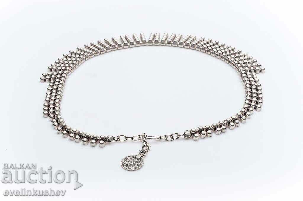 Auction Silver plated necklace KN-0301001027 Auction Silver plated necklace KN-0301001027