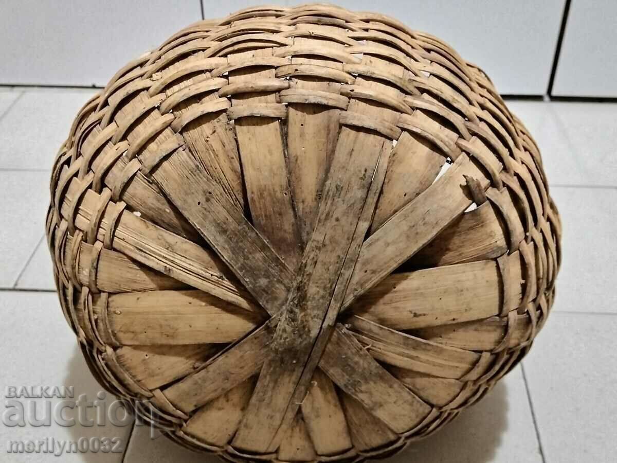 Old wicker basket paner basket - 7