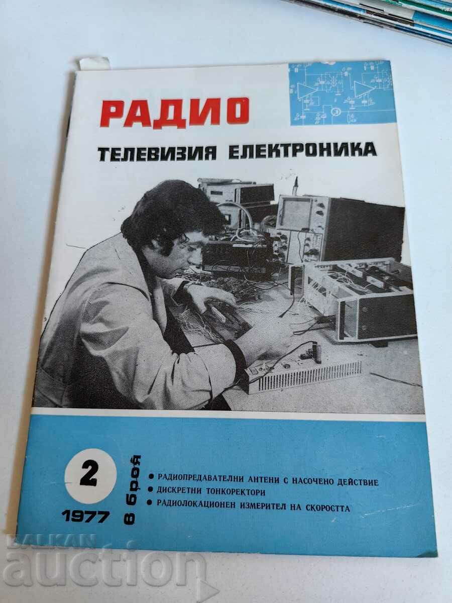 domeniu 1977 RADIO TELEVIZIUNEA ELECTRONICA REVISTA