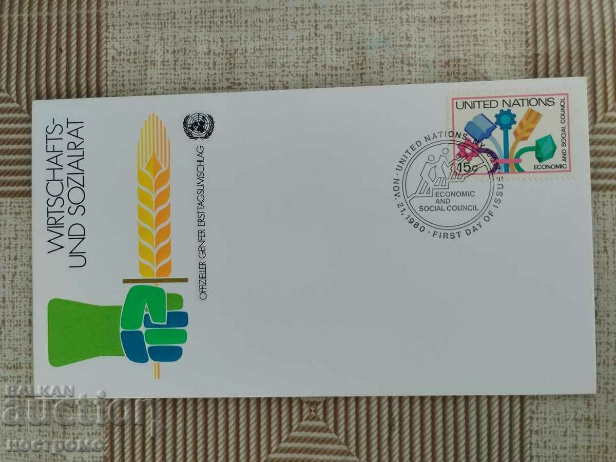 FDC   UNO  cover   -  A 4193