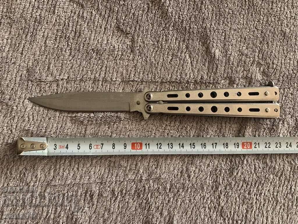 New Butterfly-type metal knife