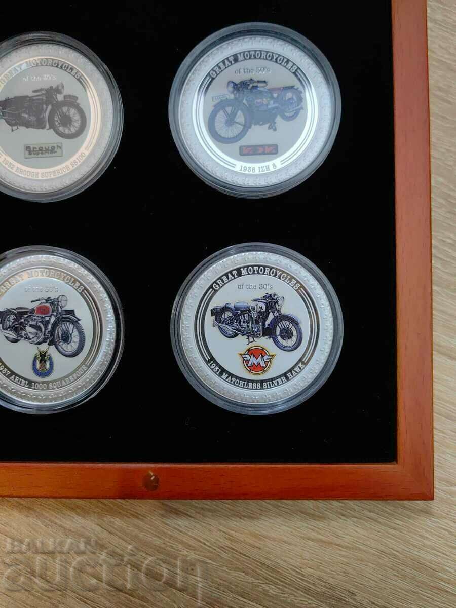 Παράδοση Συλλογή 4 νομίσματα x 1 oz. Ρετρό Ποδήλατα - UNC