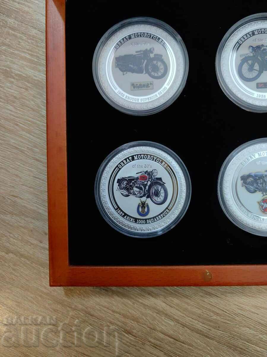 Συλλογή 4 νομίσματα x 1 oz. Ρετρό Ποδήλατα - UNC - 5 Συλλογή 4 νομίσματα x 1 oz. Ρετρό Ποδήλατα - UNC - 5