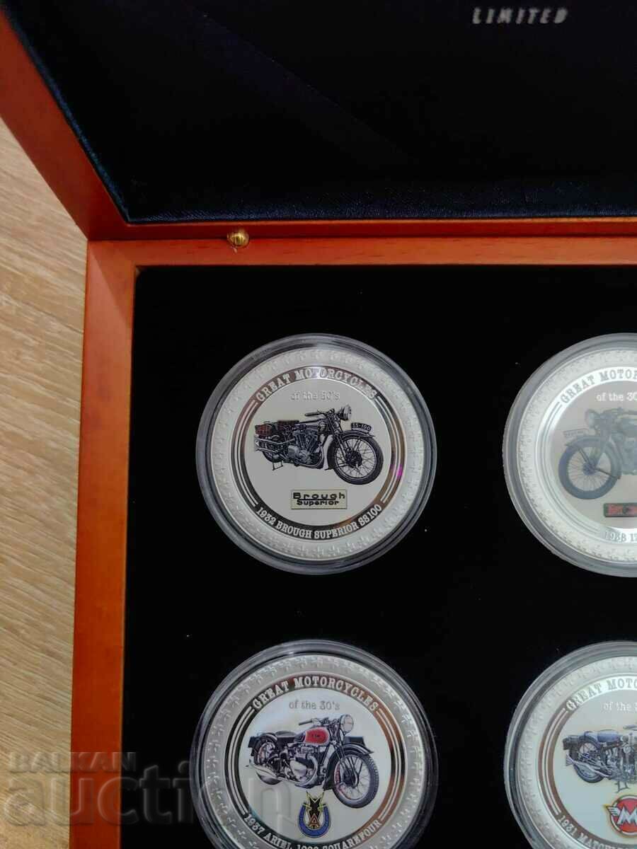 Συλλογή 4 νομίσματα x 1 oz. Ρετρό Ποδήλατα - UNC - 6 Συλλογή 4 νομίσματα x 1 oz. Ρετρό Ποδήλατα - UNC - 6