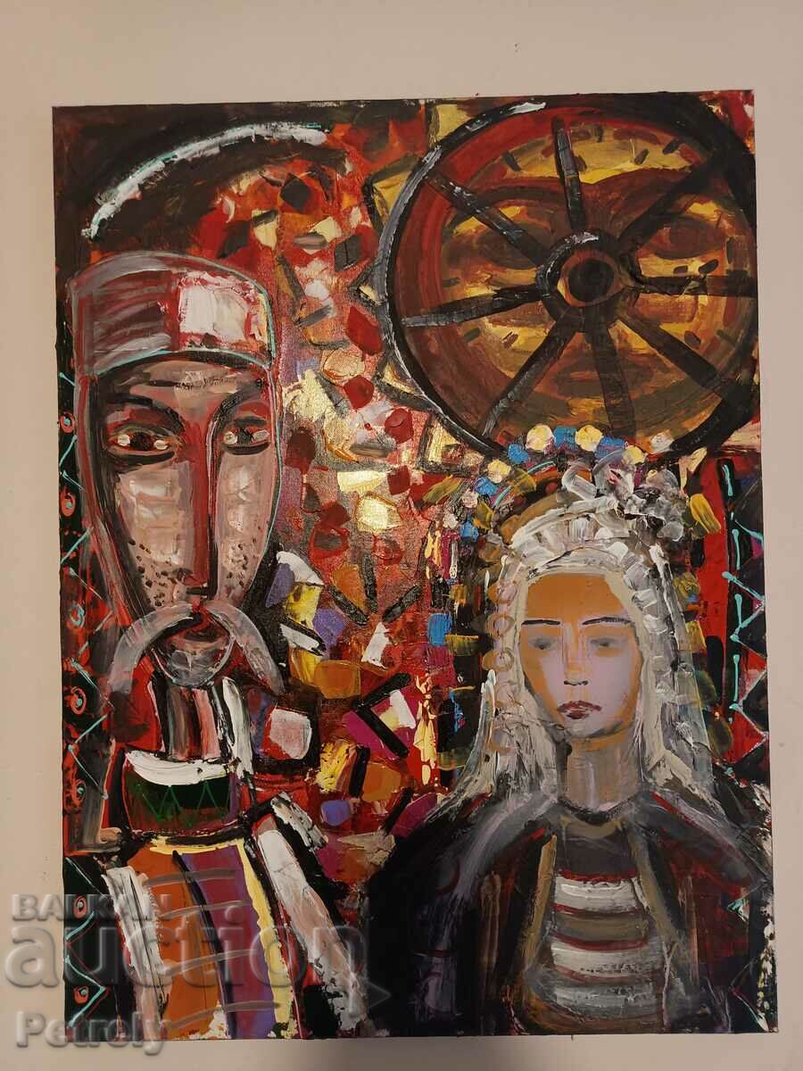 Oil painting with price 350.00 BGN | € 178.95 Oil painting with price 350.00 BGN | € 178.95