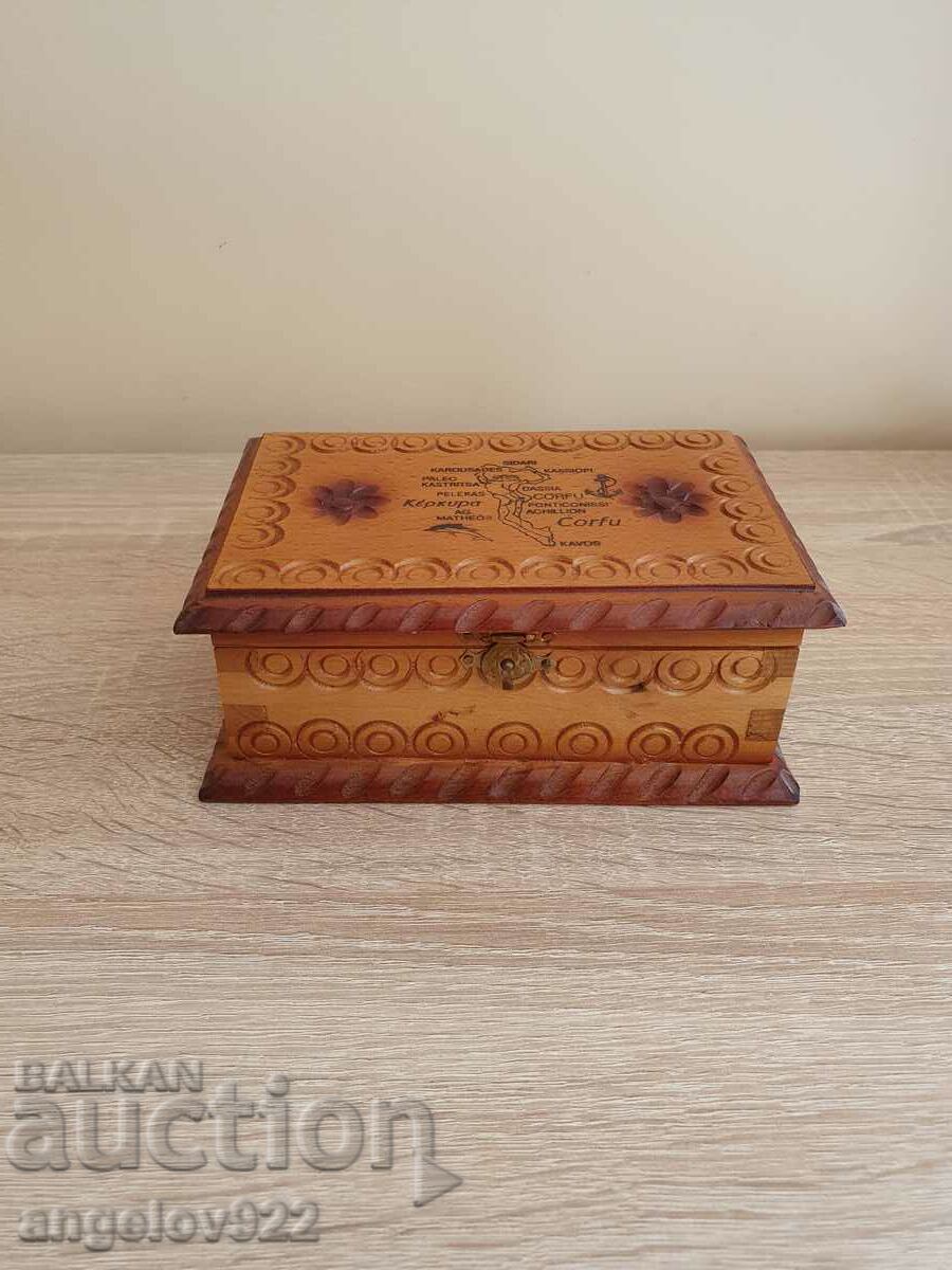 Beautiful wooden jewelry box