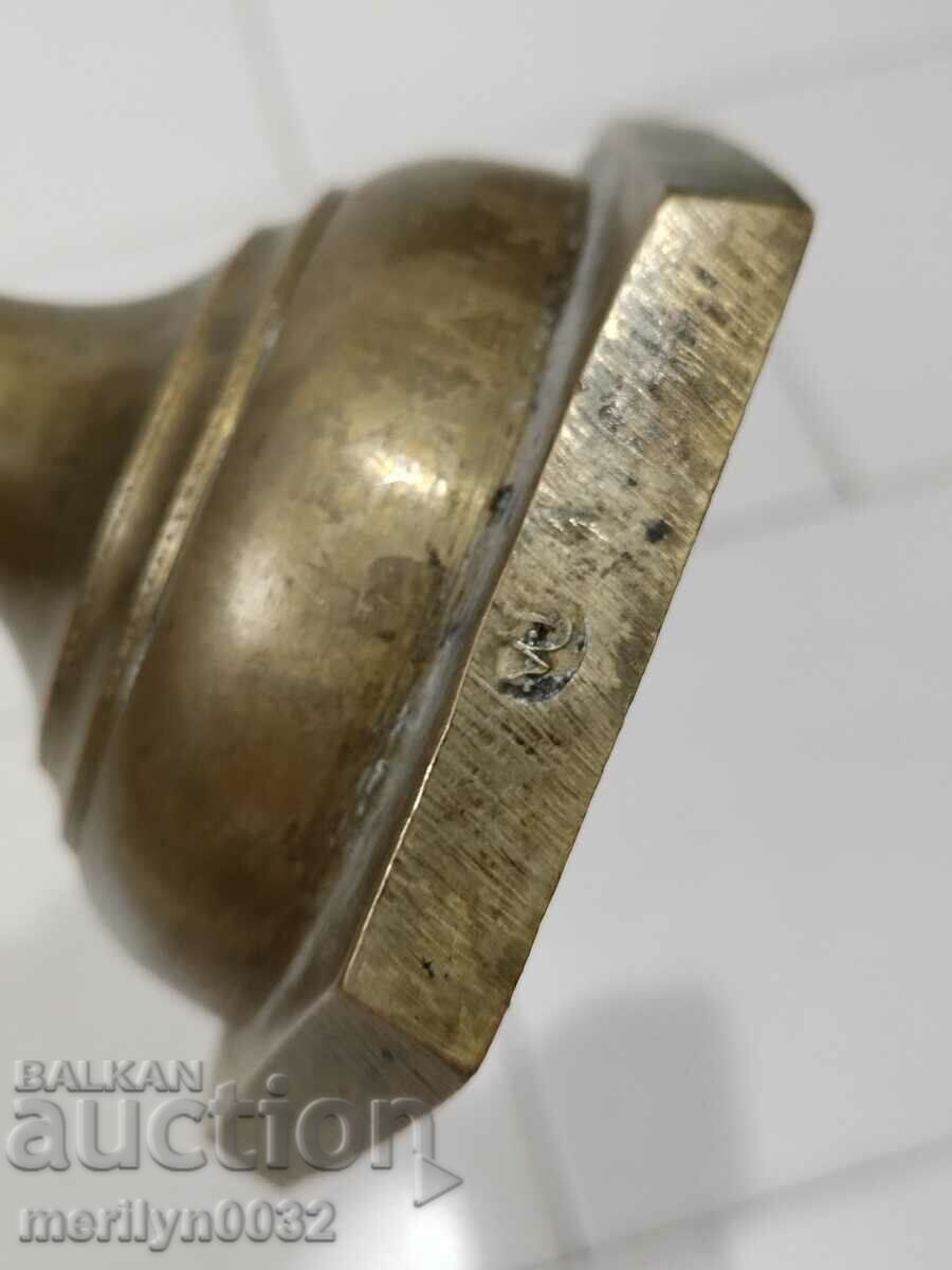 Renaissance bronze / brass / candlestick - 5