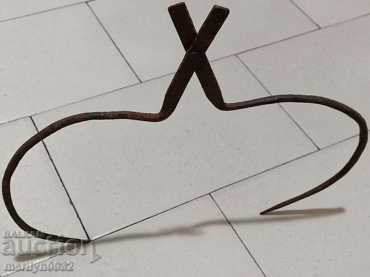 Old woodworking cooper's tool compass primitive - 5