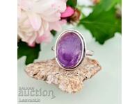 5336 Silver ring with Amethyst