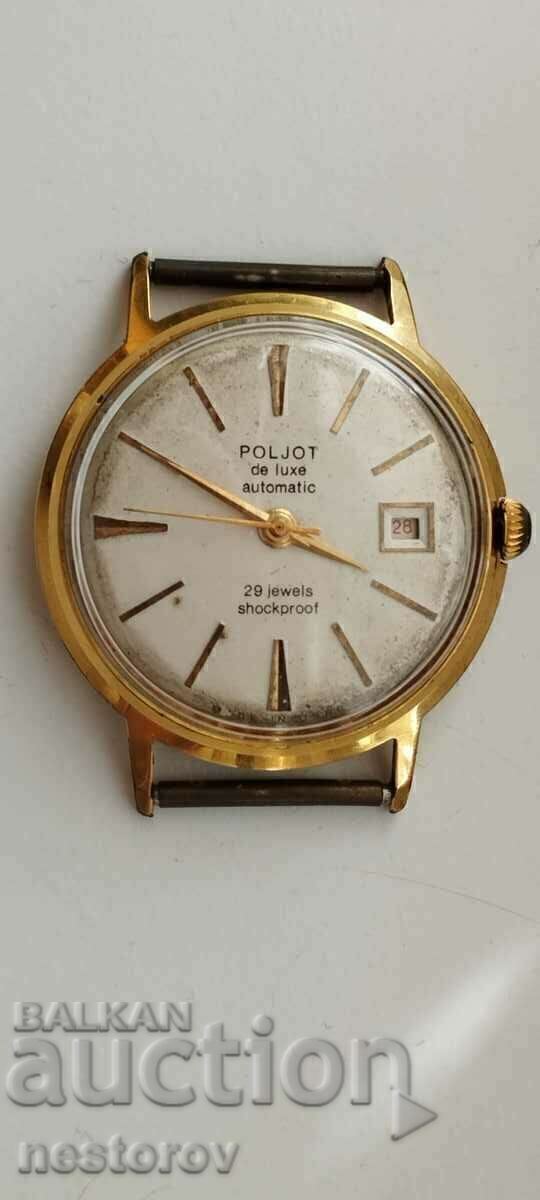 "ПОЛьОТ" ДЕ ЛУКС АВТОМАТ.СССР 20 МИКРОНА ПОЗЛАТА