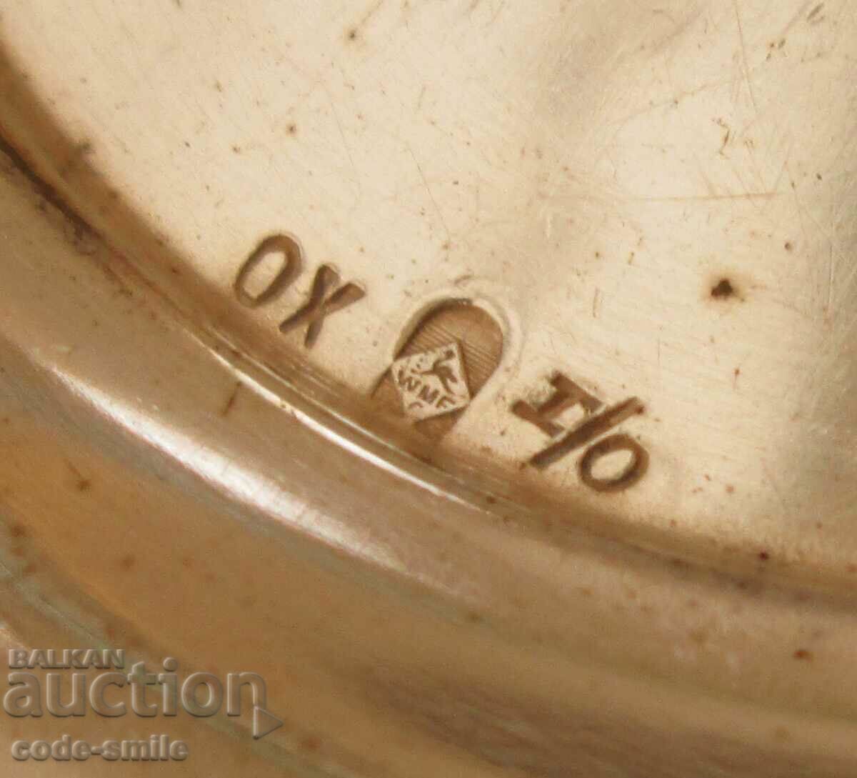 Auction  6 pcs old saucers holders XO WMF I/O Germany 1900s.