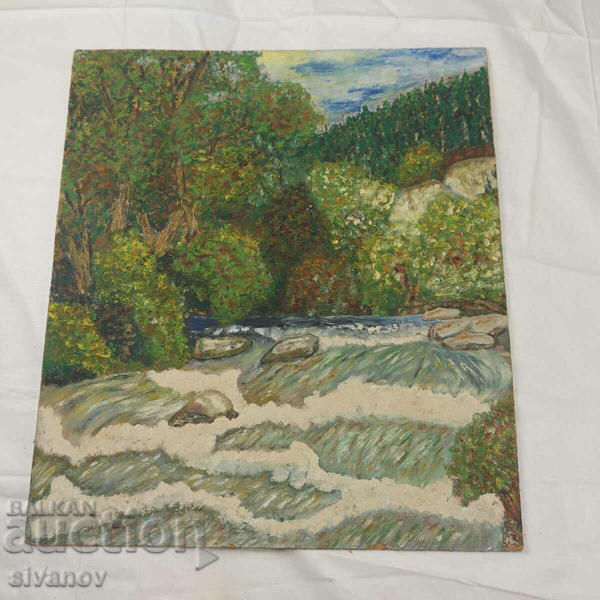 Interesting old landscape painting SG2007 with price 60.00 BGN | € 30.68 Interesting old landscape painting SG2007 with price 60.00 BGN | € 30.68