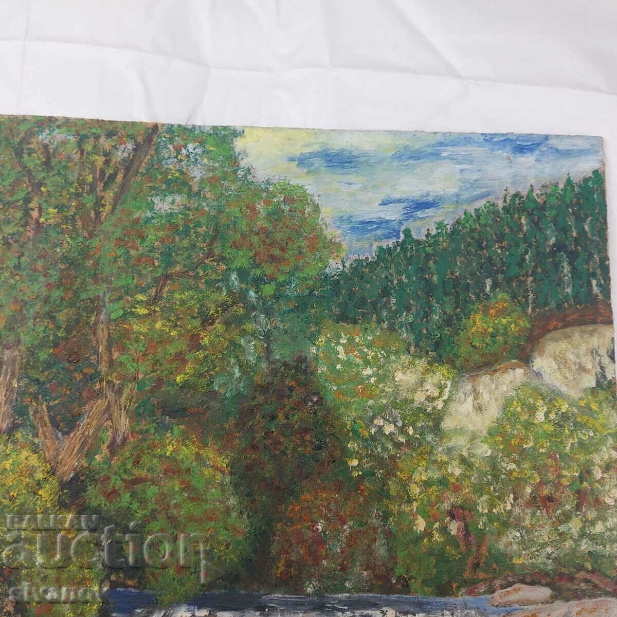Auction Interesting old landscape painting SG2007 Auction Interesting old landscape painting SG2007