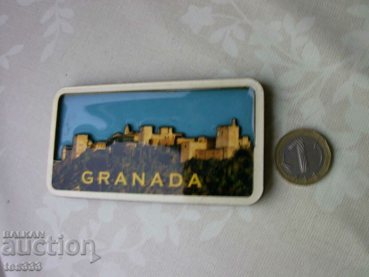 Granada fridge magnet with price 4.00 BGN | € 2.05 Granada fridge magnet with price 4.00 BGN | € 2.05