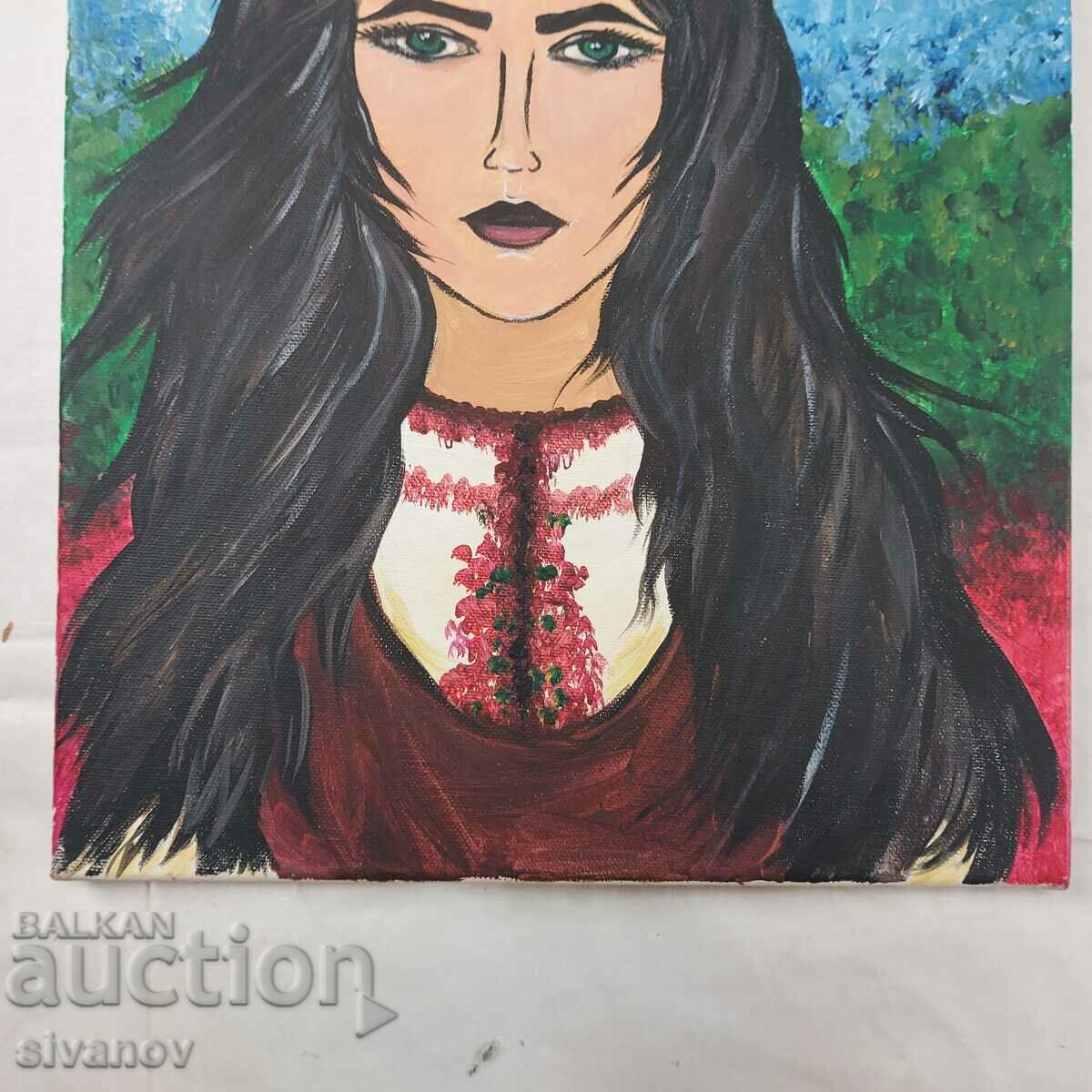 Delivery of Interesting old canvas painting SG2010 Delivery of Interesting old canvas painting SG2010