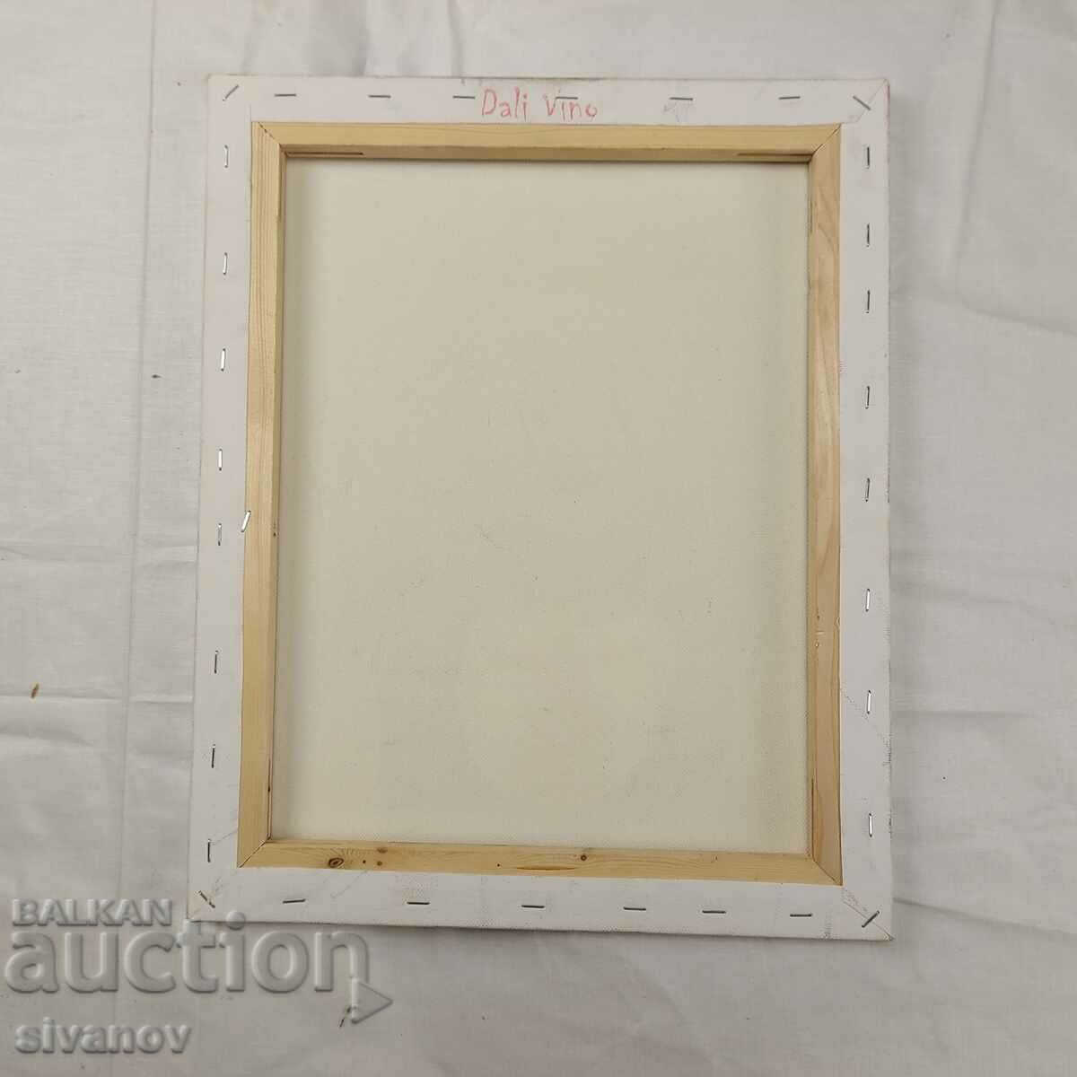 Interesting old canvas painting SG2010 - 5 Interesting old canvas painting SG2010 - 5