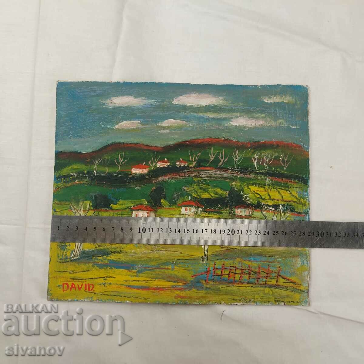 Interesting old painting signed DAVID SG2011 - 5 Interesting old painting signed DAVID SG2011 - 5