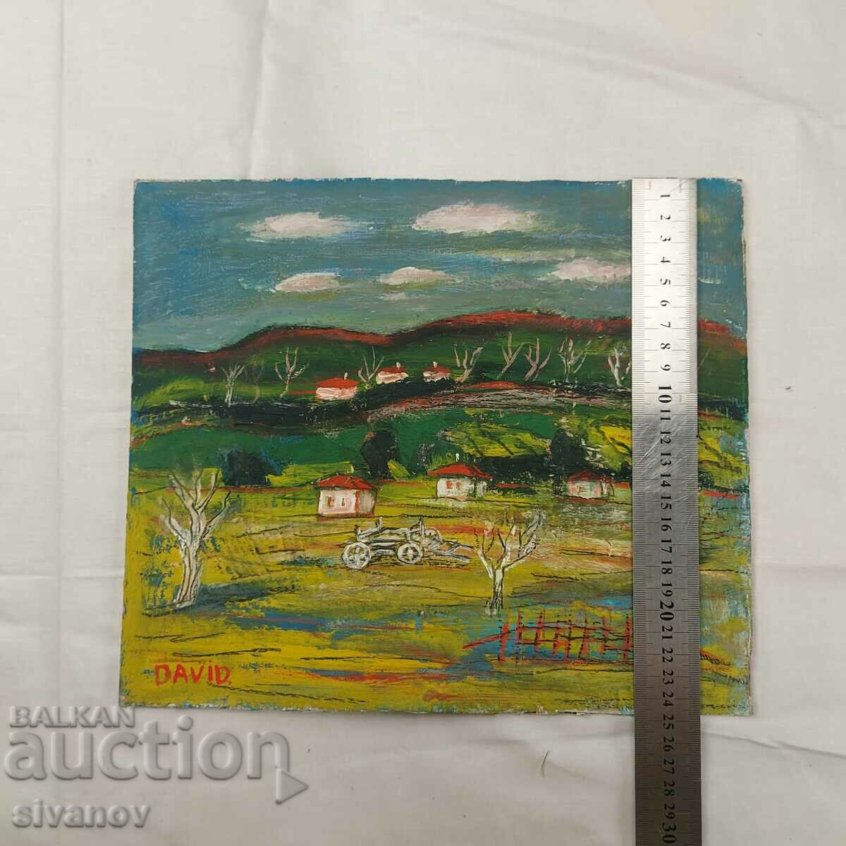 Interesting old painting signed DAVID SG2011 - 6 Interesting old painting signed DAVID SG2011 - 6