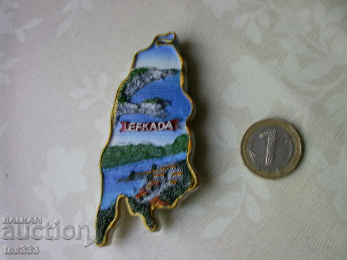 Auction Lefkada fridge magnet Auction Lefkada fridge magnet