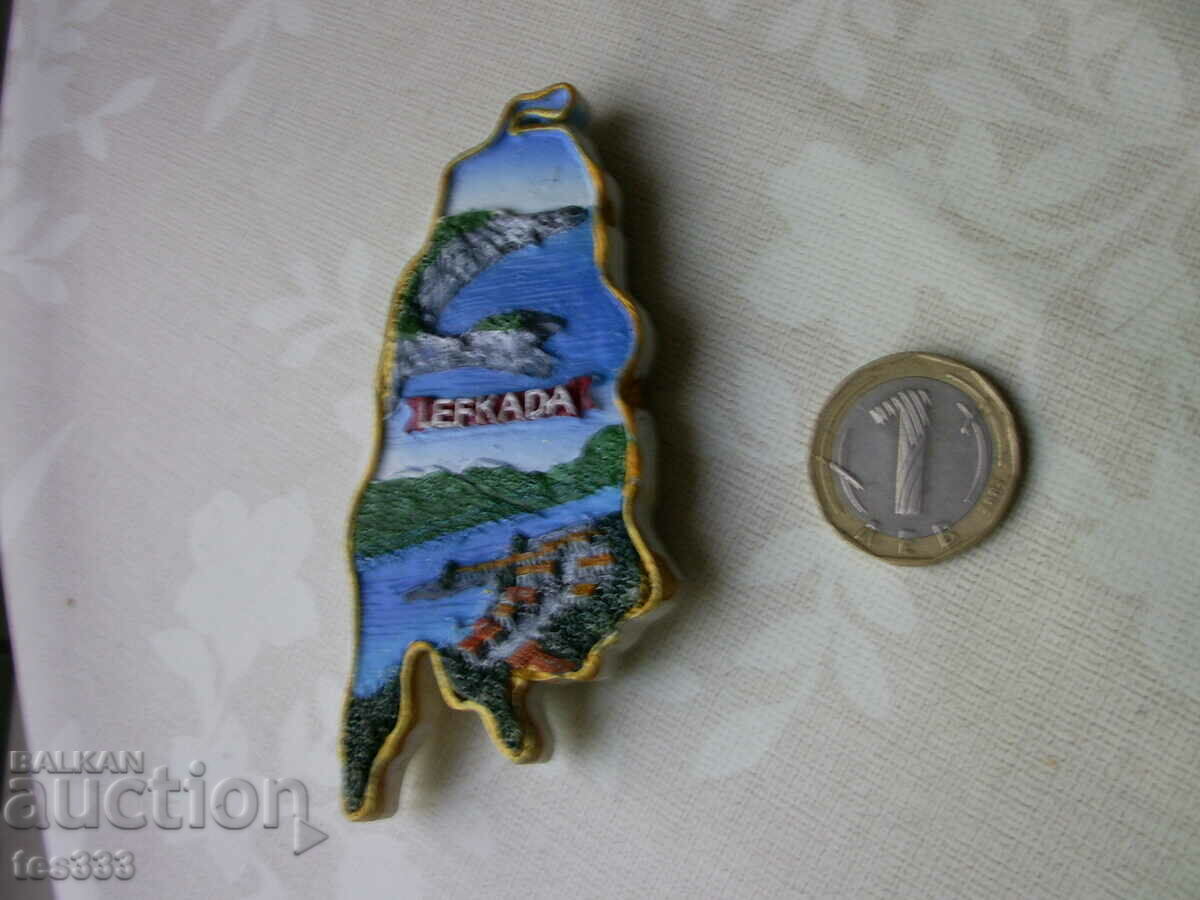 Lefkada fridge magnet