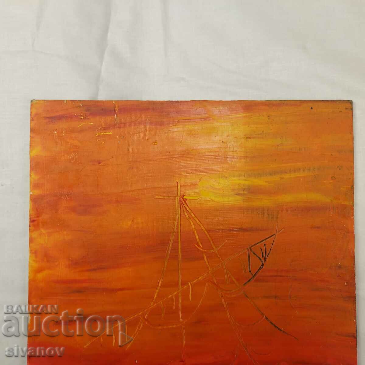 Auction Interesting old picture signed P.S. SG2012 Auction Interesting old picture signed P.S. SG2012