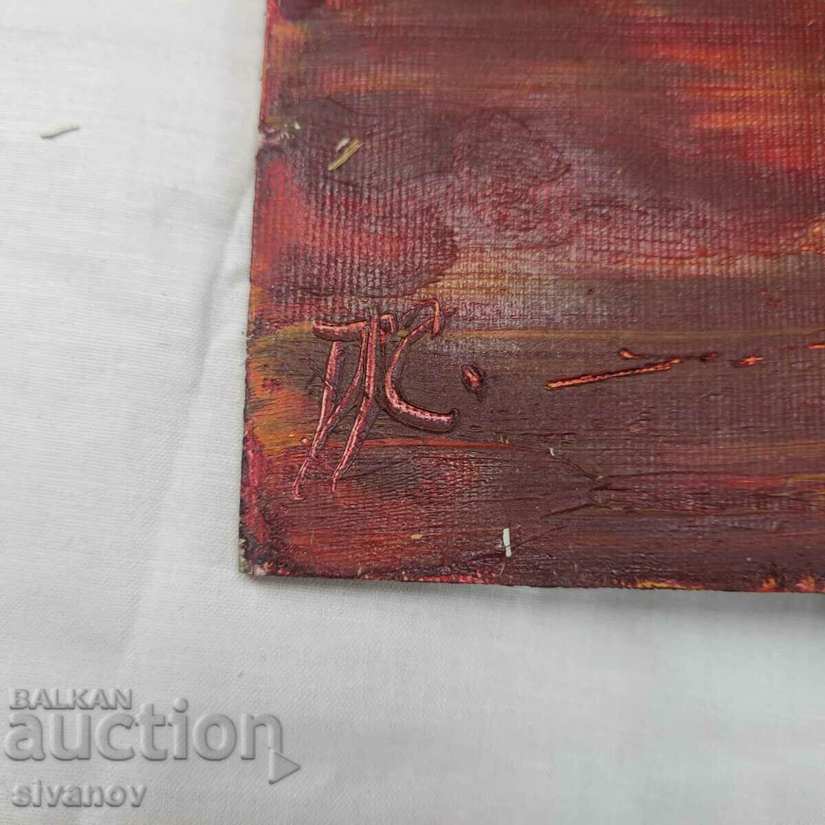 Interesting old picture signed P.S. SG2012 - 6 Interesting old picture signed P.S. SG2012 - 6