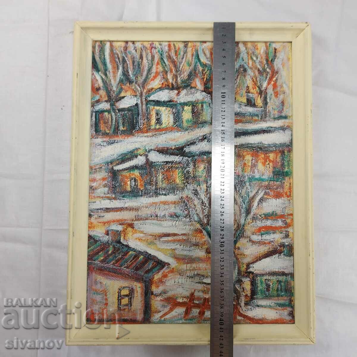 Interesting old painting landscape SG2016 - 7