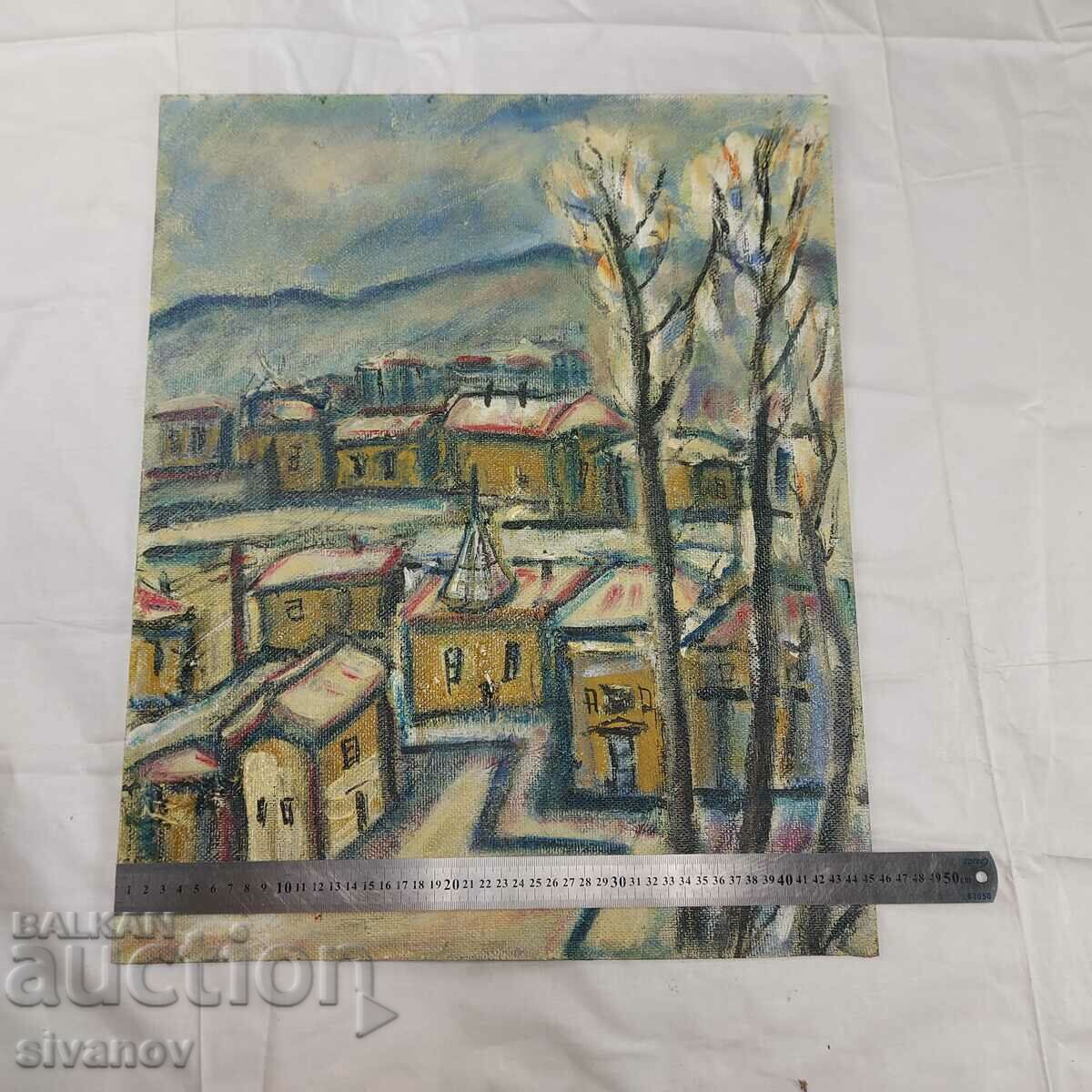 Interesting old landscape painting SG2018 - 6 Interesting old landscape painting SG2018 - 6