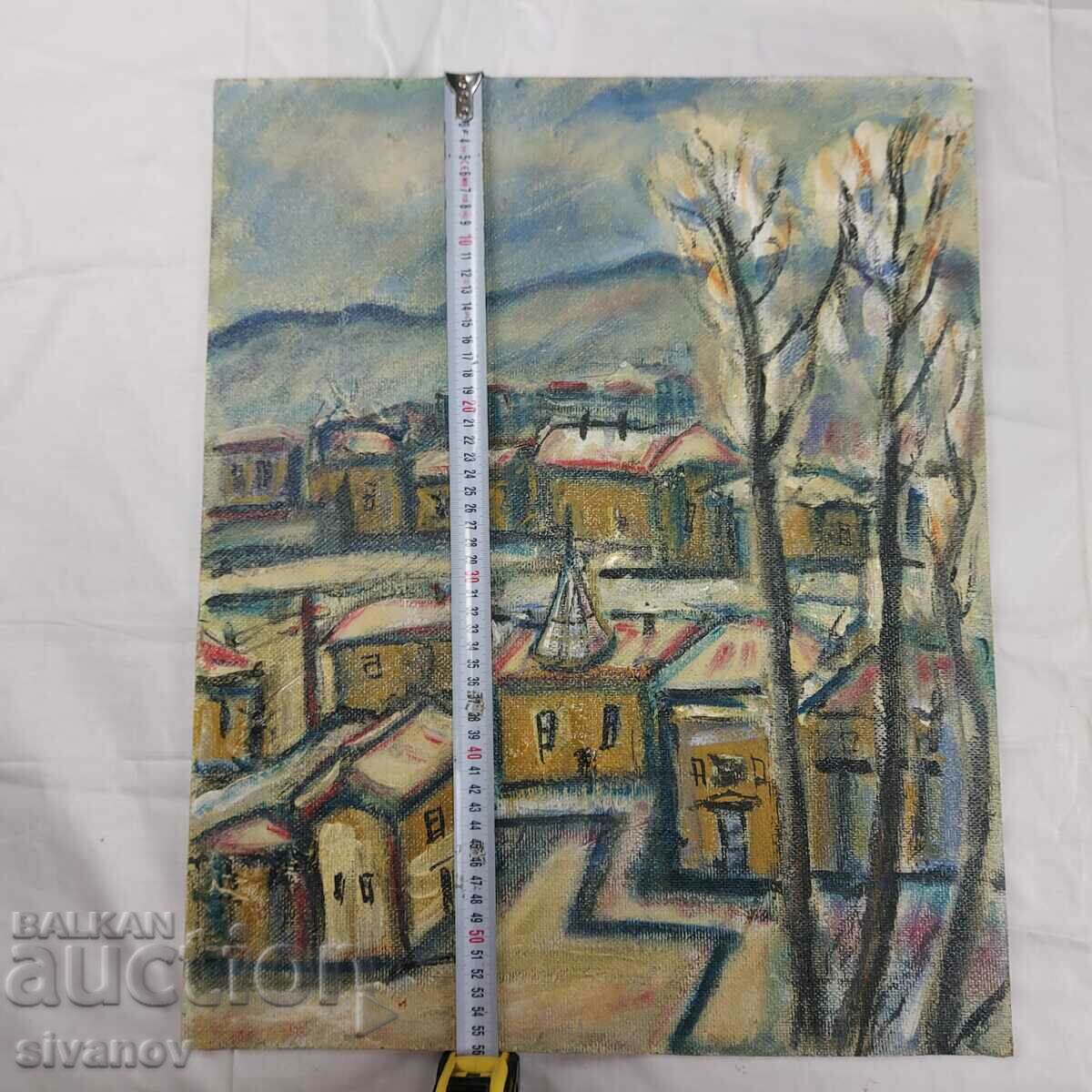 Interesting old landscape painting SG2018 - 7 Interesting old landscape painting SG2018 - 7