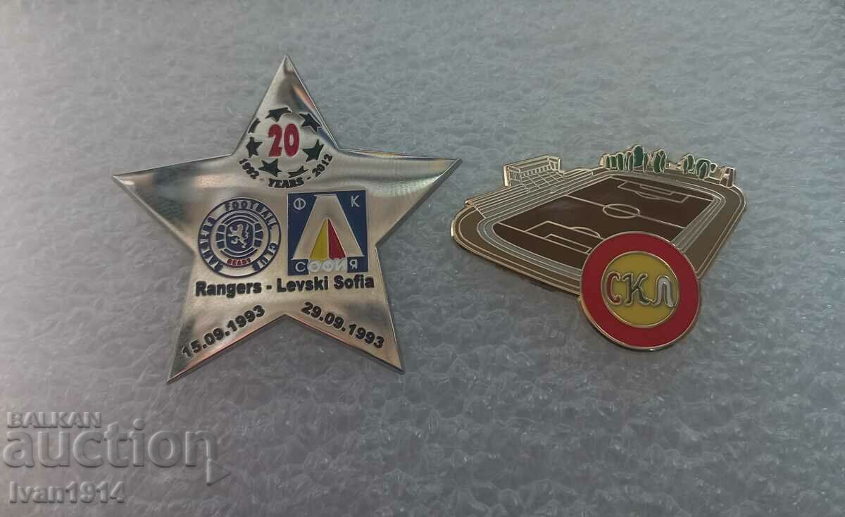 Levski Sofia badges badge