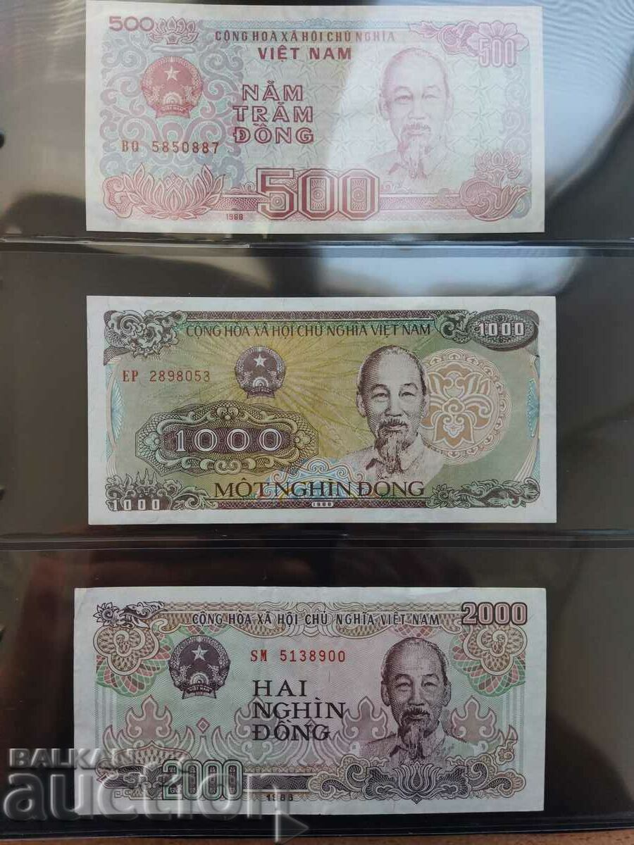 Vietnam 1988 PAPER BANK SET.