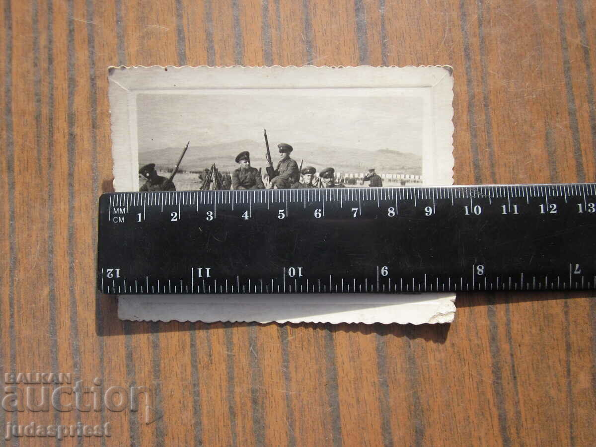 Auction  WWI Kingdom of Bulgaria old military photo soldiers with rifles