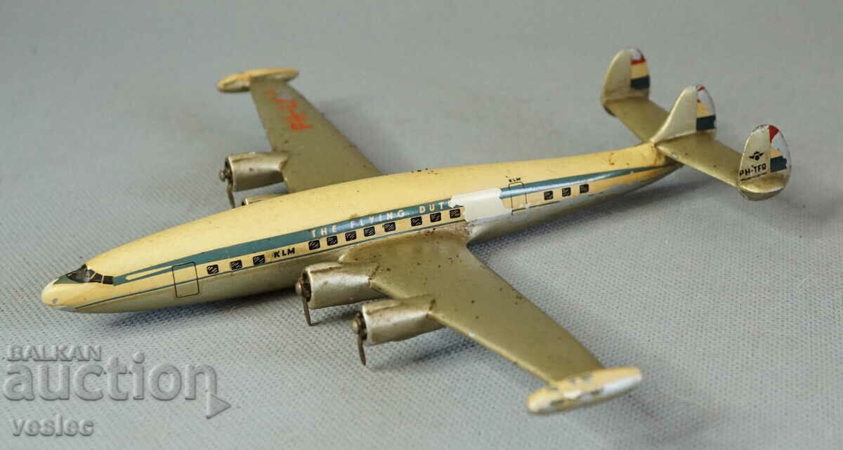 KLM HOLAND Model vechi de avion de jucărie din metal