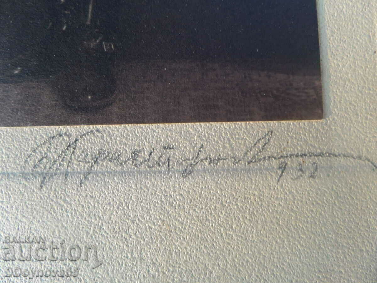 Delivery of Old large format photo - hand signed Delivery of Old large format photo - hand signed