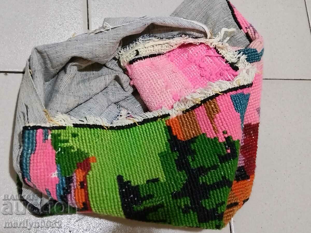 Old woven embroidered embroidered costume pillow case - 5 Old woven embroidered embroidered costume pillow case - 5