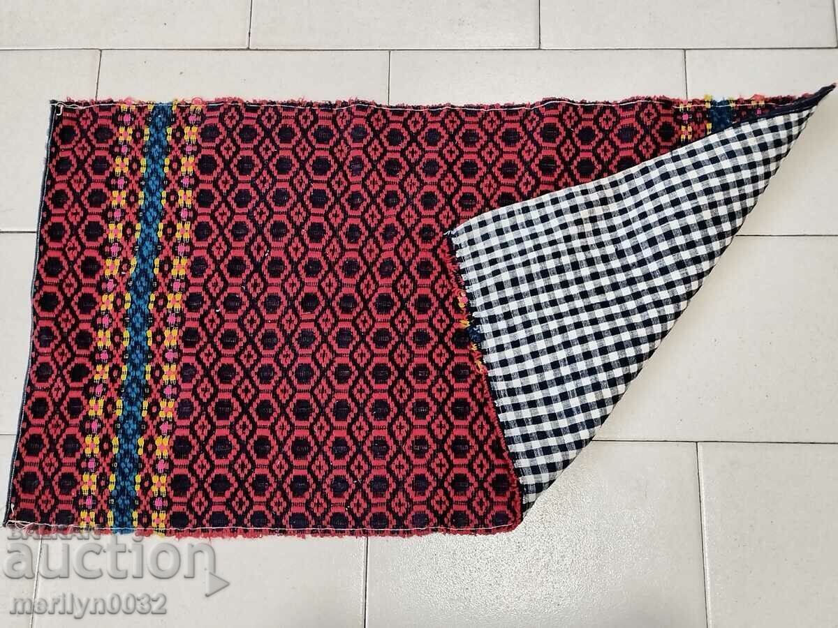 Аукцион Стара тъкана бродирана везана калъфка за възглавница носия