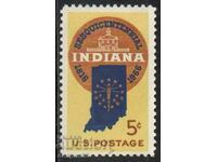 1966. USA. 150th Anniversary of Indiana Statehood.