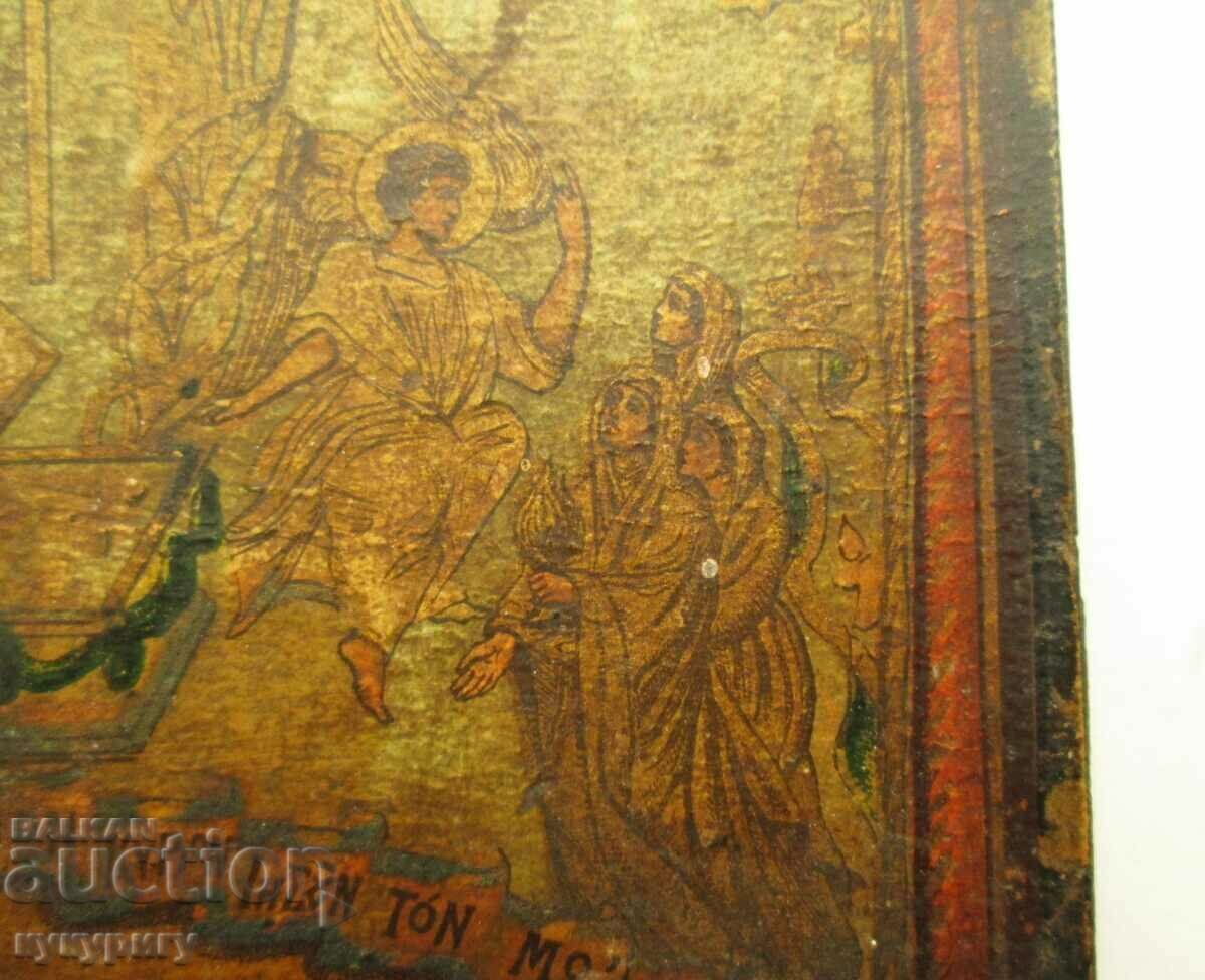 Old icon Resurrection of Christ color lithograph with price 90.00 BGN | € 46.02 Old icon Resurrection of Christ color lithograph with price 90.00 BGN | € 46.02