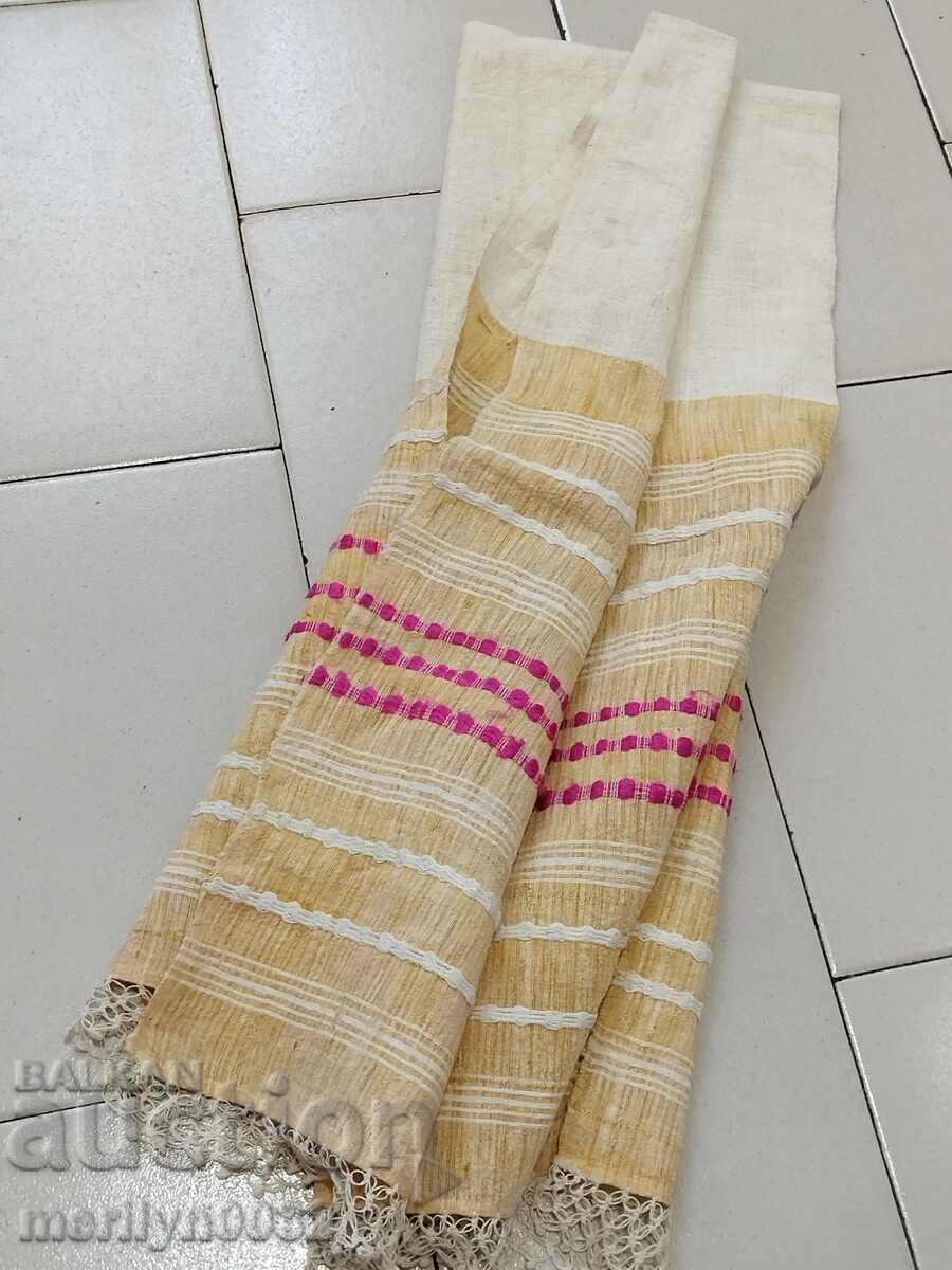 Old hand woven cloth kennar embroidery lace - 5 Old hand woven cloth kennar embroidery lace - 5