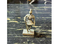 Vintage silver UNOAERRE knight figurine