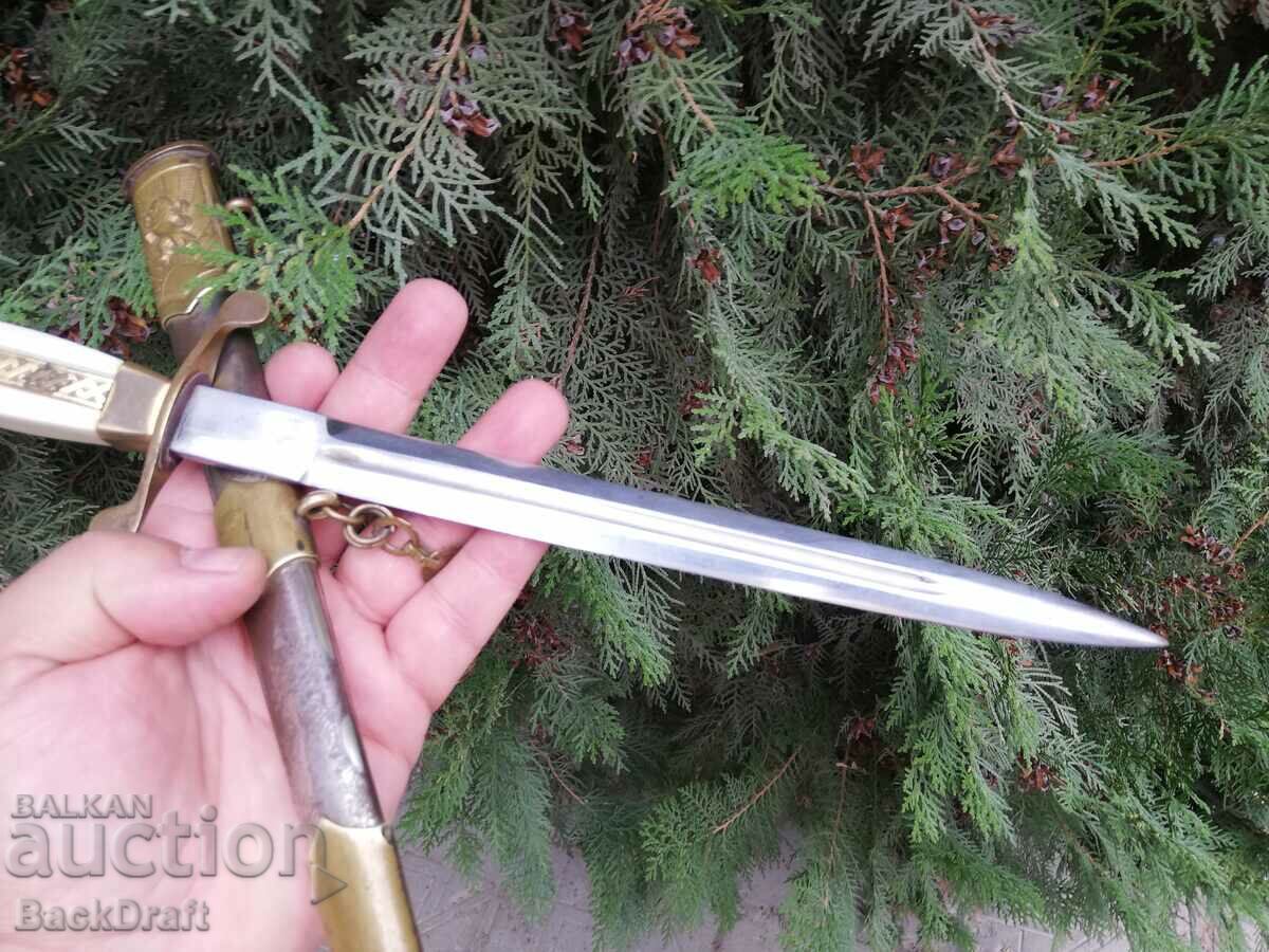 Licitație SOC BNA HABĂ DE PARADA OFIȚERULUI, CUȚIT, LAMA, PUMNAL